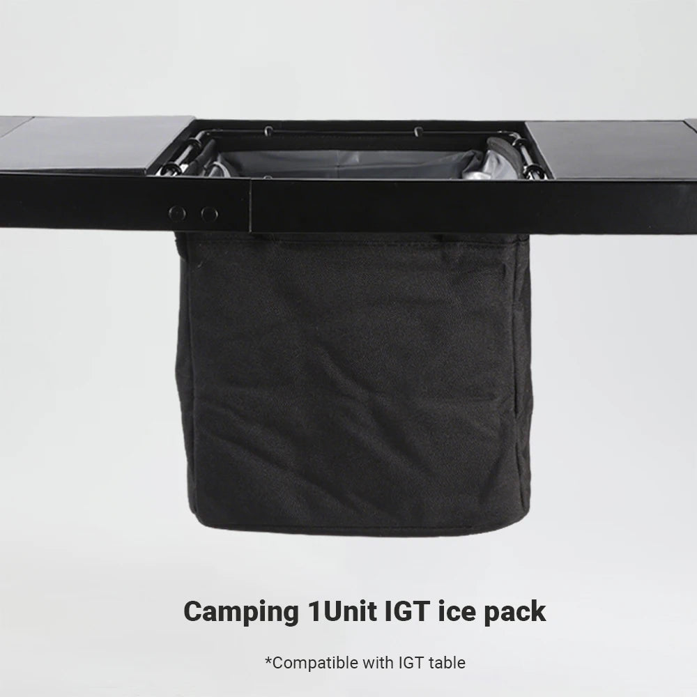 Pandatour IGT 1Unit Camping Table ice Bucket incubator Refrigerated Picnic iced Drink ice Bag Water Storage insulation Bag Trekker Essentials