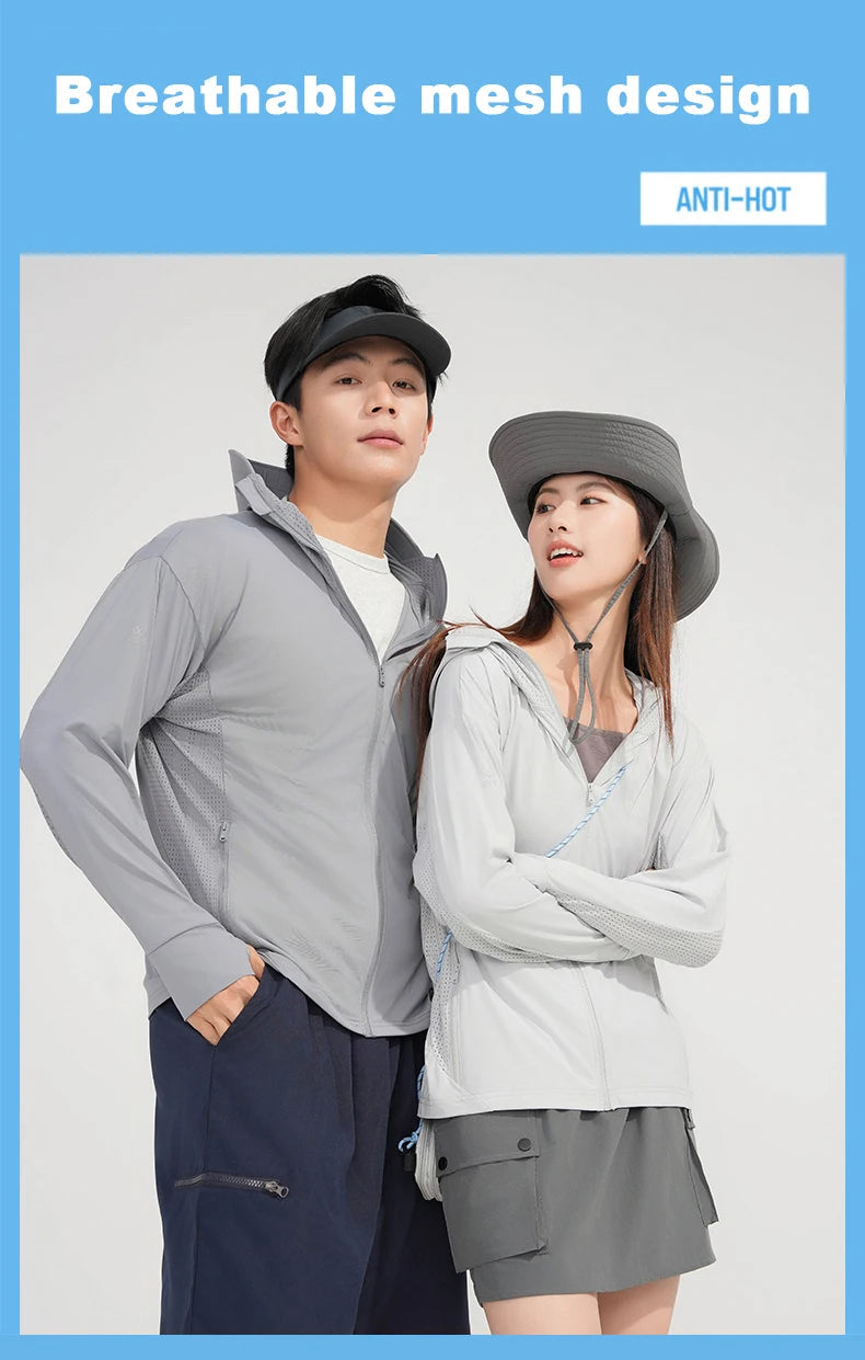 LNGXO Unisex Quick Dry Anti-UV Windbreaker Jacket Summer Sun Protection Outdoor Coat for Men Women Hiking Camping Climbing Trekker Essentials