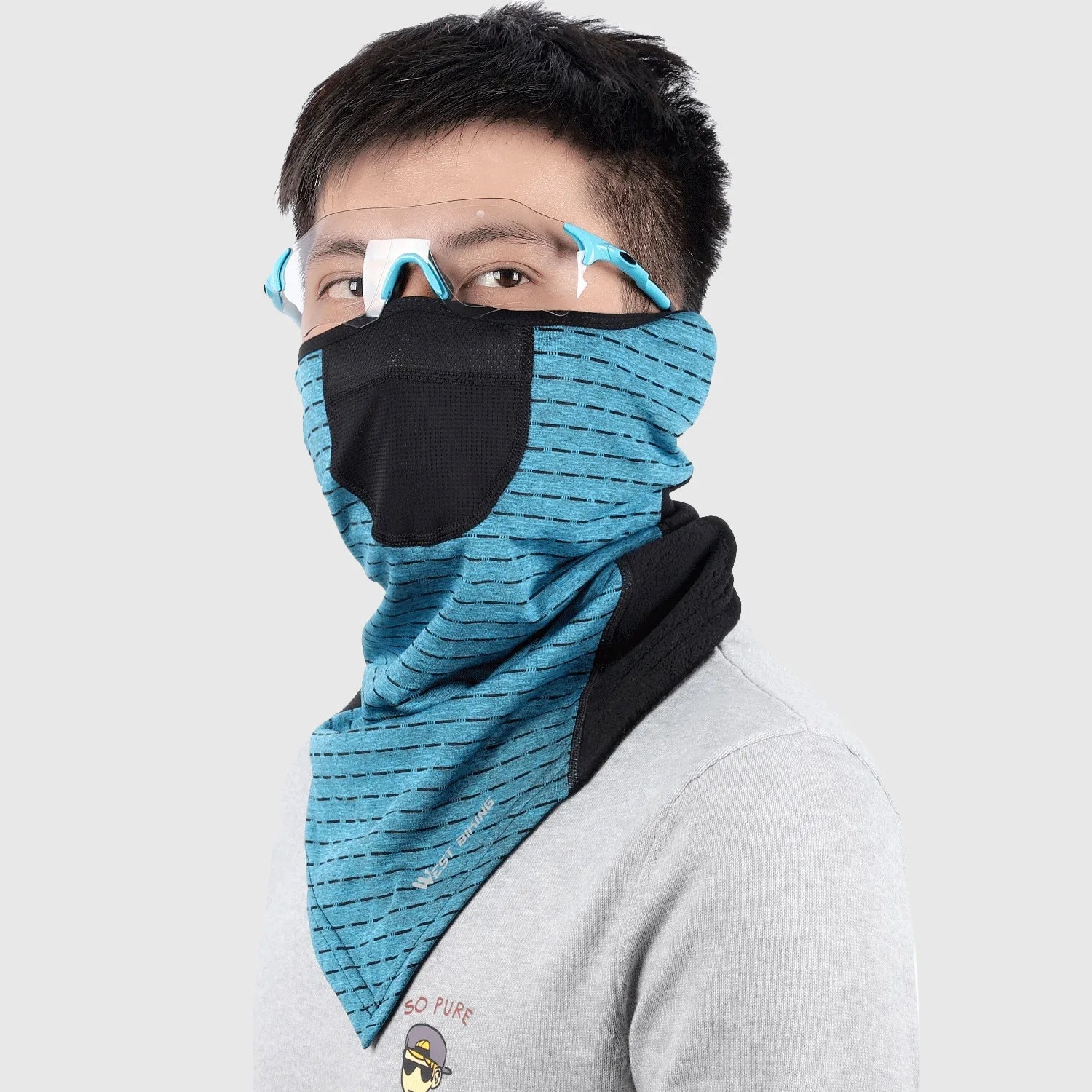 WEST BIKING Winter Windproof Ski Warm Mask Fleece Running Fishing Hiking Scarf Cycling Motorcycle Neck Warmer Thermal Sport Gear Trekker Essentials