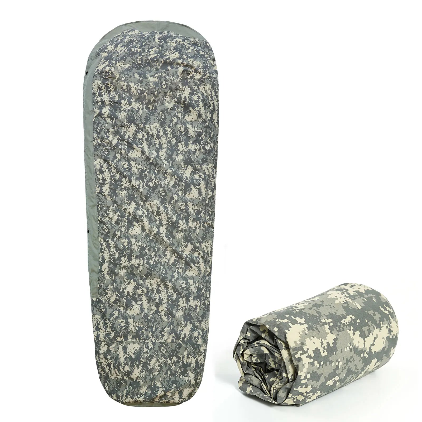 Tactical Bivy Cover Sleeping Bag – Waterproof Military Style Outdoor Sleeping Sack for Camping & Hiking Trekker Essentials