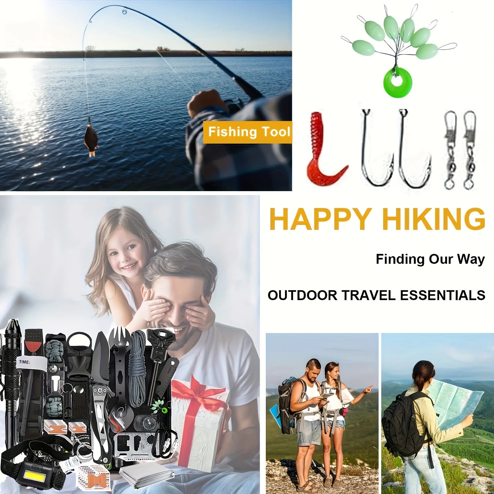 20-in-1 Survival Gear Kit – Ultimate Emergency Equipment Set for Camping, Hiking & Outdoor Adventures Trekker Essentials