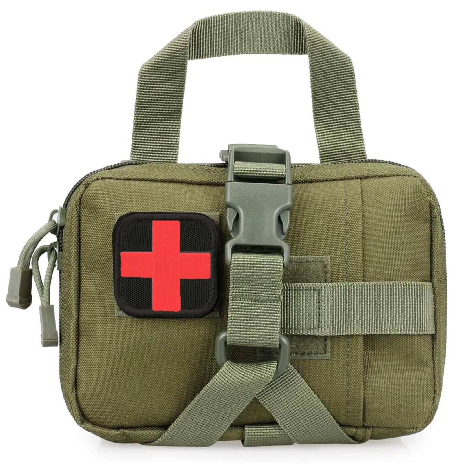 Upgrade Tactical EMT Pouch Rip Away Molle Medical kit IFAK Tear-Away First Aid Kit Travel Outdoor Hiking mergency Survival Bag Trekker Essentials