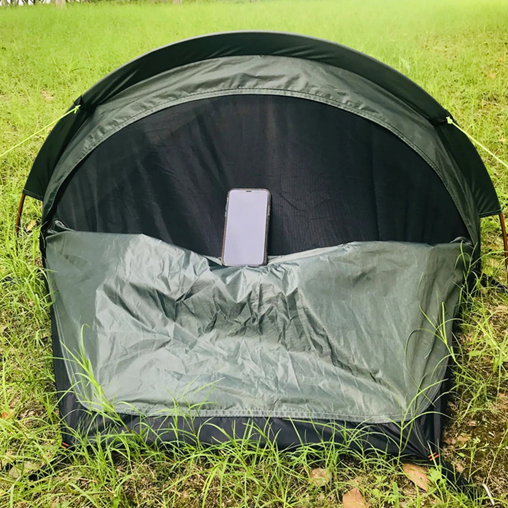 Backpacking Tent Outdoor Hiking Camping Sleeping Bag Tent Waterproof Lightweight Single Person Tent Trekker Essentials