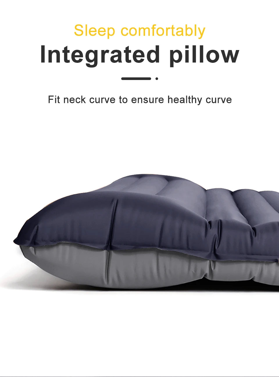 Outdoor Thicken Camping Mattress Ultralight Self-inflating Air Mattress Built-in Inflator Pump For Travel Hiking Fishing Trekker Essentials