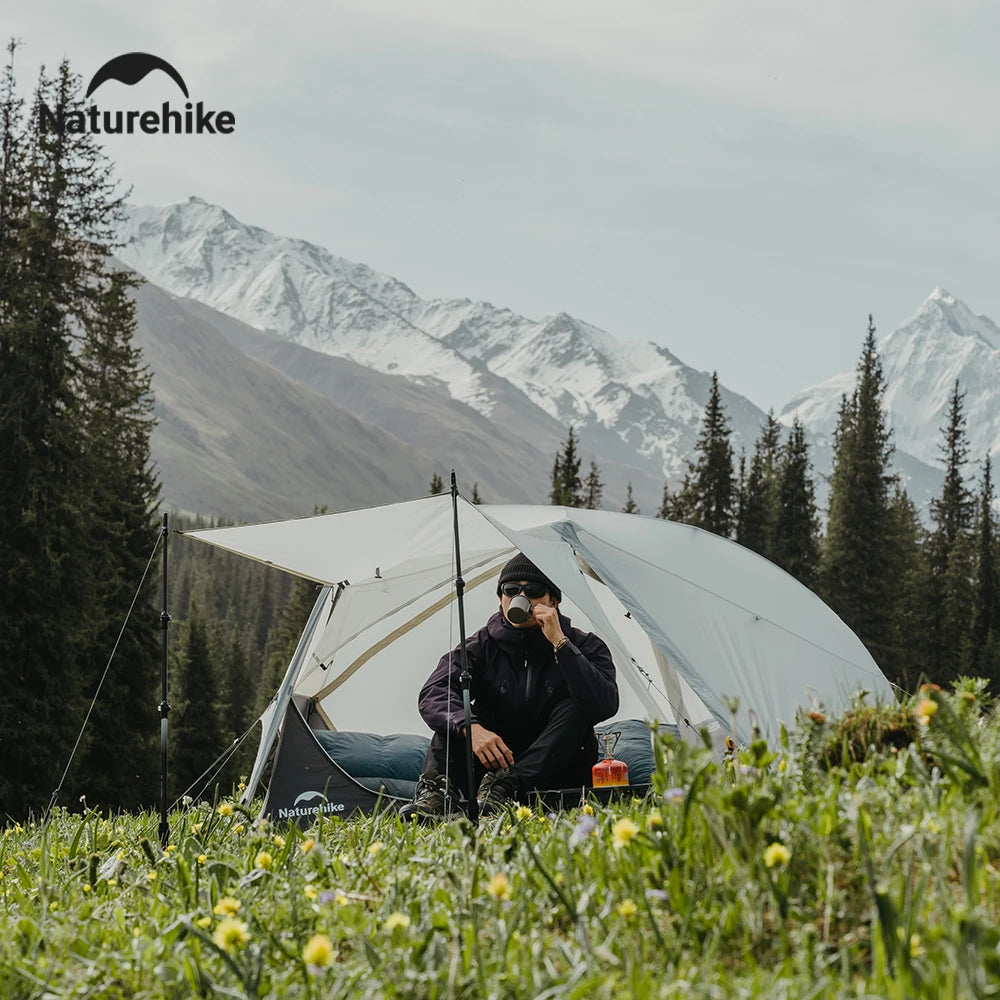 Naturehike Ultralight 2-Person Camping Tent (2025) – Waterproof 4-Season Backpacking Shelter with Aluminum Poles Trekker Essentials