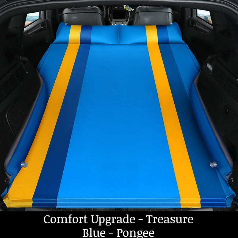 Car Automatic Iatable Bed SUV Car Folding Air Mattress Portable Back Seat Blow-up Sleeping Pad For Vehicle Trunk Travel Camping