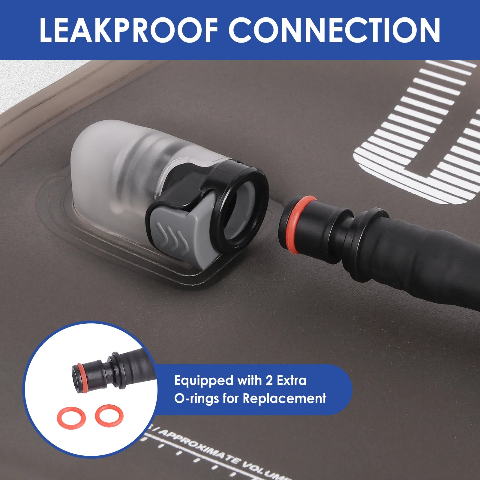 1.5L/2L/3L Water Bladder Hydration Pack Reservoir TPU Water Storage Bag for Camping Cycling Running Hiking