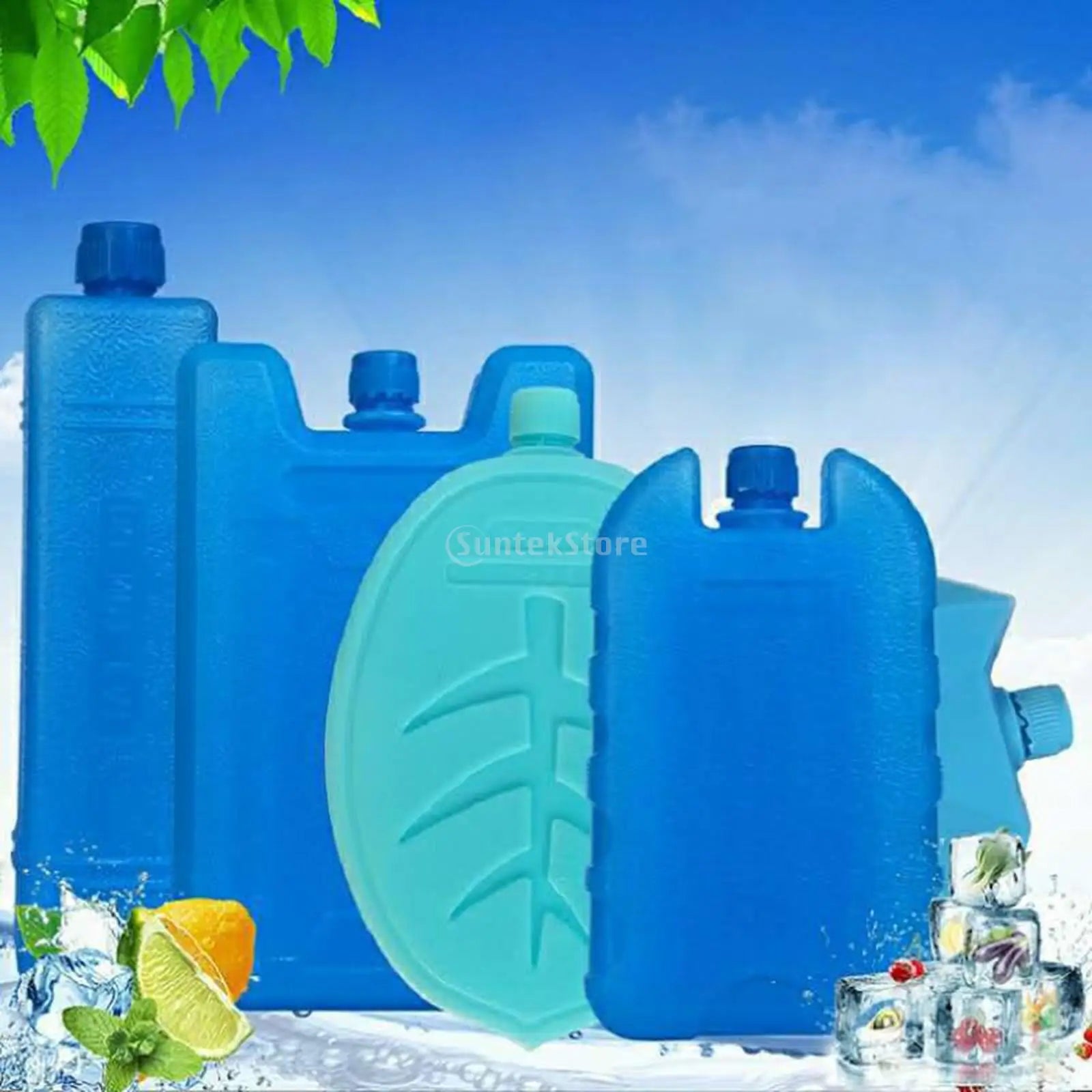 6-Piece Ice Box Freezer Packs – Compact Cooling Solution for Outdoor & Indoor Use