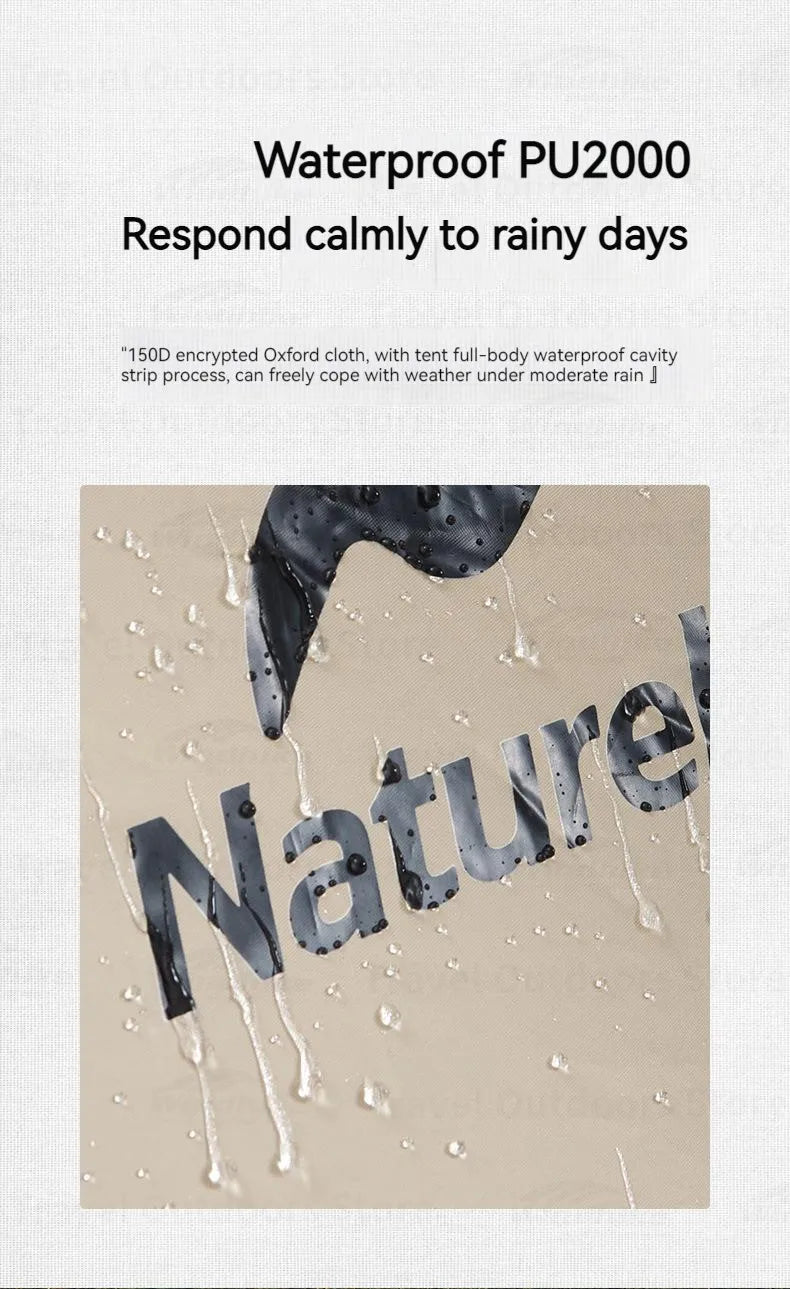 Tienda de campaña lateral Naturehike para coche: toldo todoterreno para camping y glamping