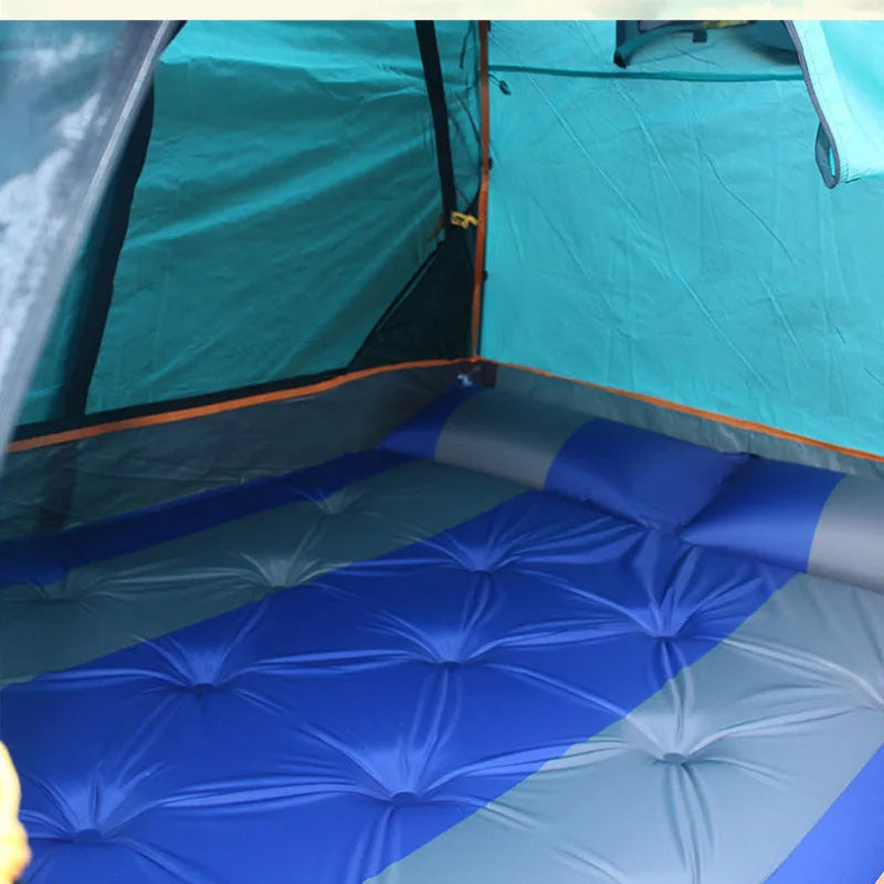 Car Automatic Iatable Bed SUV Car Folding Air Mattress Portable Back Seat Blow-up Sleeping Pad For Vehicle Trunk Travel Camping