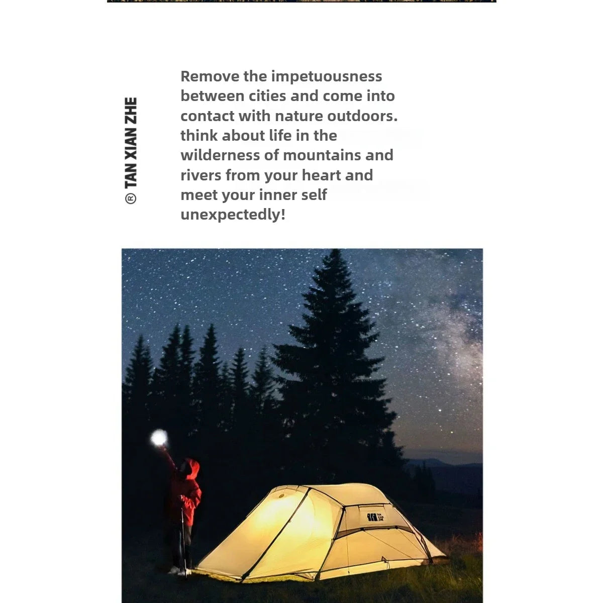 4-Season Waterproof Camping Tent – Double-Layer Rainproof Hiking Tent for Mountaineering & Outdoor Adventures