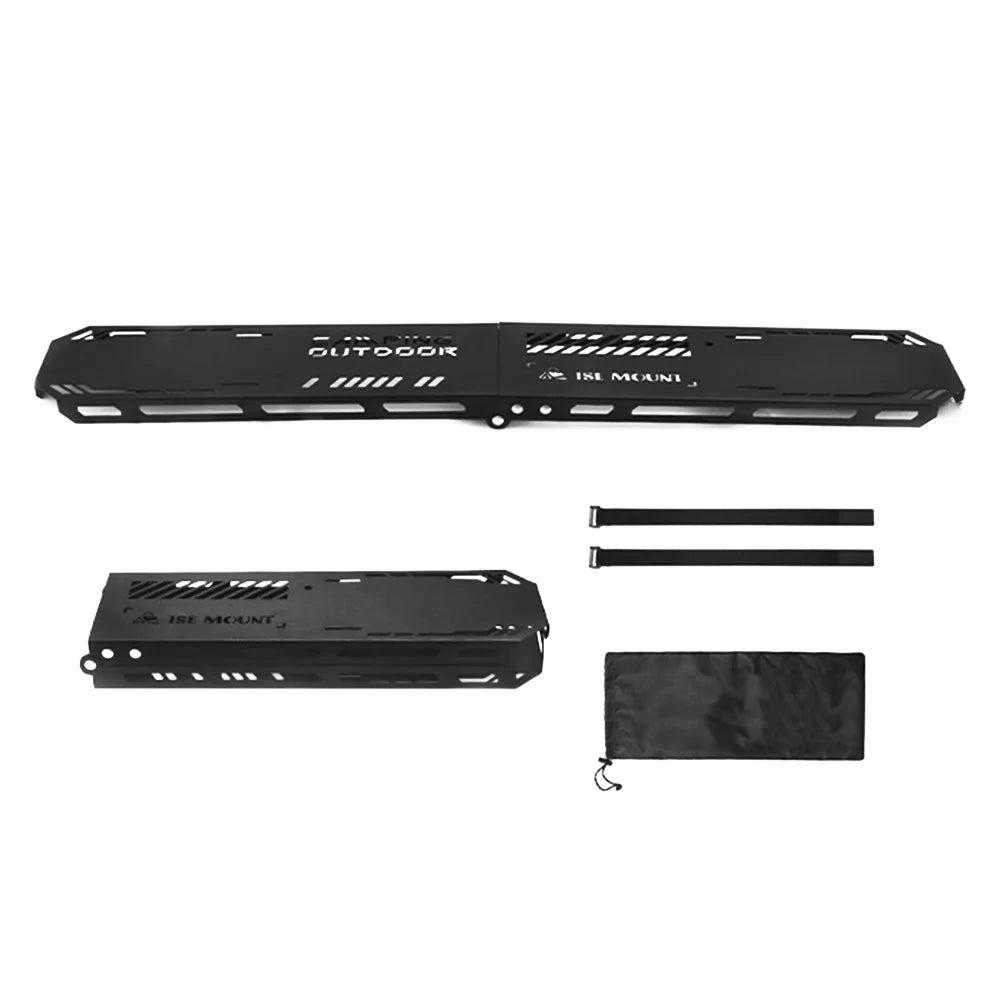 Foldable Camping Tripod Top Plate – High-Strength Hanging Rack with BBQ Holes for Picnics, Hiking & Outdoor Cooking