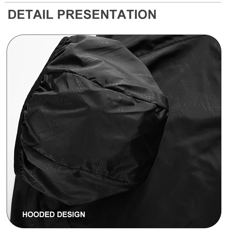 JNLN Men Women Hiking Jackets Waterproof Sun Protective Windbreaker Unisex Camping Climbing Outdoor Rain Coat Portable Clothes Trekker Essentials