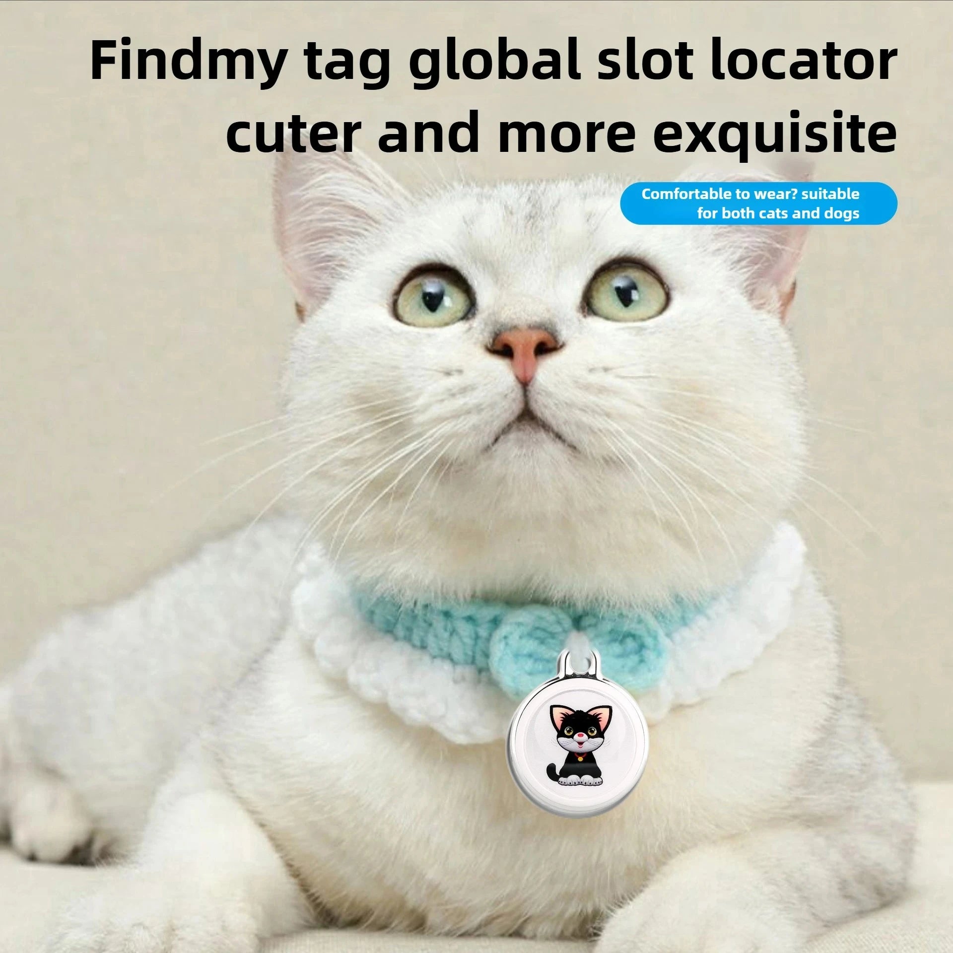 Pet Anti Lost GPS Tracker Bluetooth Compatible Waterproof Smart Real Time Tracking Locator Device for Dog Cat Collar Trekker Essentials