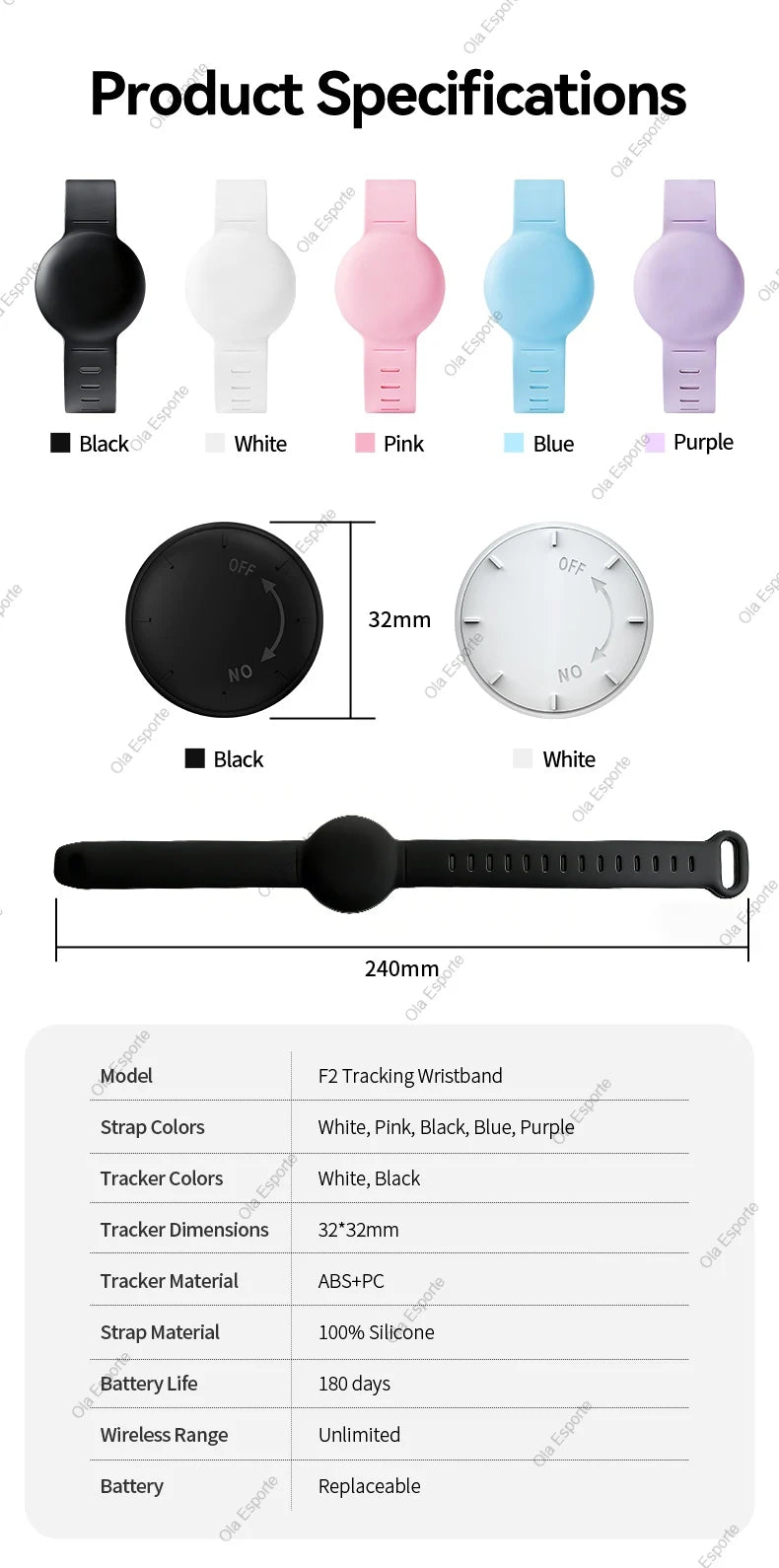 2026 Tracking Wristband Find Anti-Loss Kid Tracker Required Track History Precise Location Tracking One-Click Navigation via App Trekker Essentials