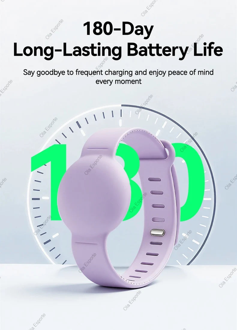 2026 Tracking Wristband Find Anti-Loss Kid Tracker Required Track History Precise Location Tracking One-Click Navigation via App Trekker Essentials