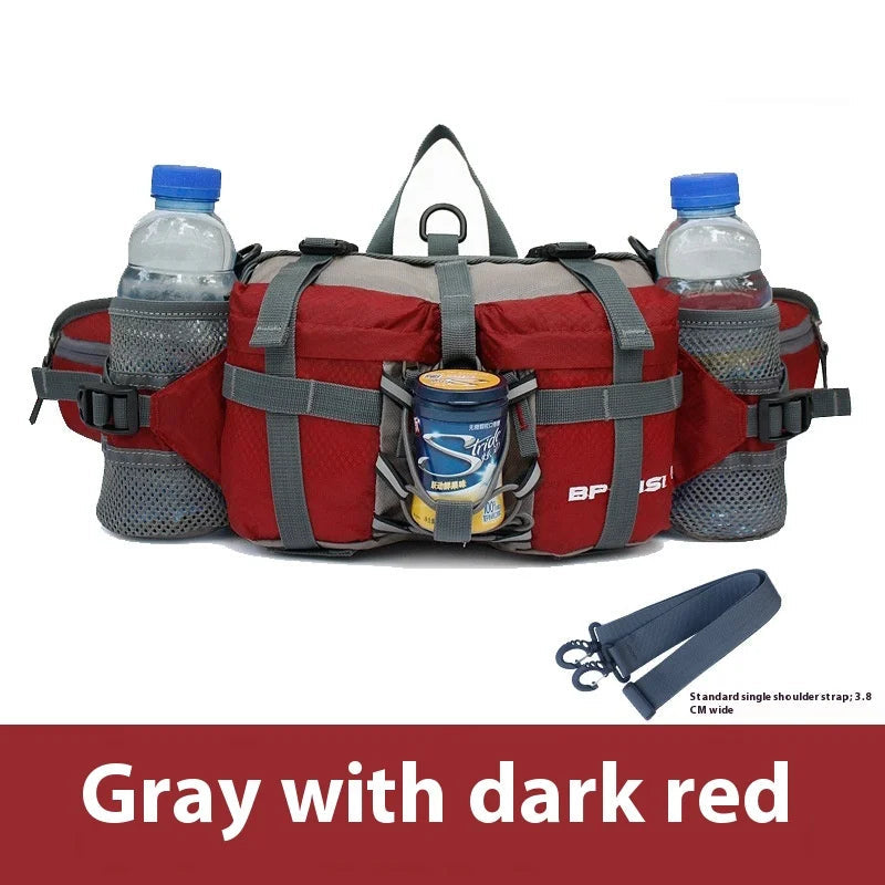 Hiking Waist Bag Outdoor Cycling Waterproof Backpack Reflective Strip Sports Fanny Pack Camping Nylon Hunting Accessor Trekker Essentials