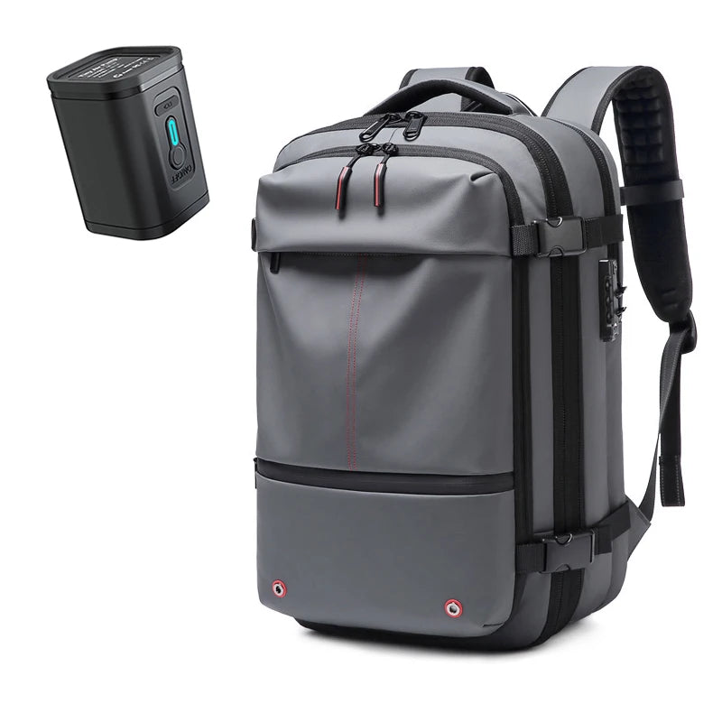 Travel Men 17 inch Laptop Backpack vacuum compression Backpack Business Large Capacity school Backpack expand outdoor backpack Trekker Essentials