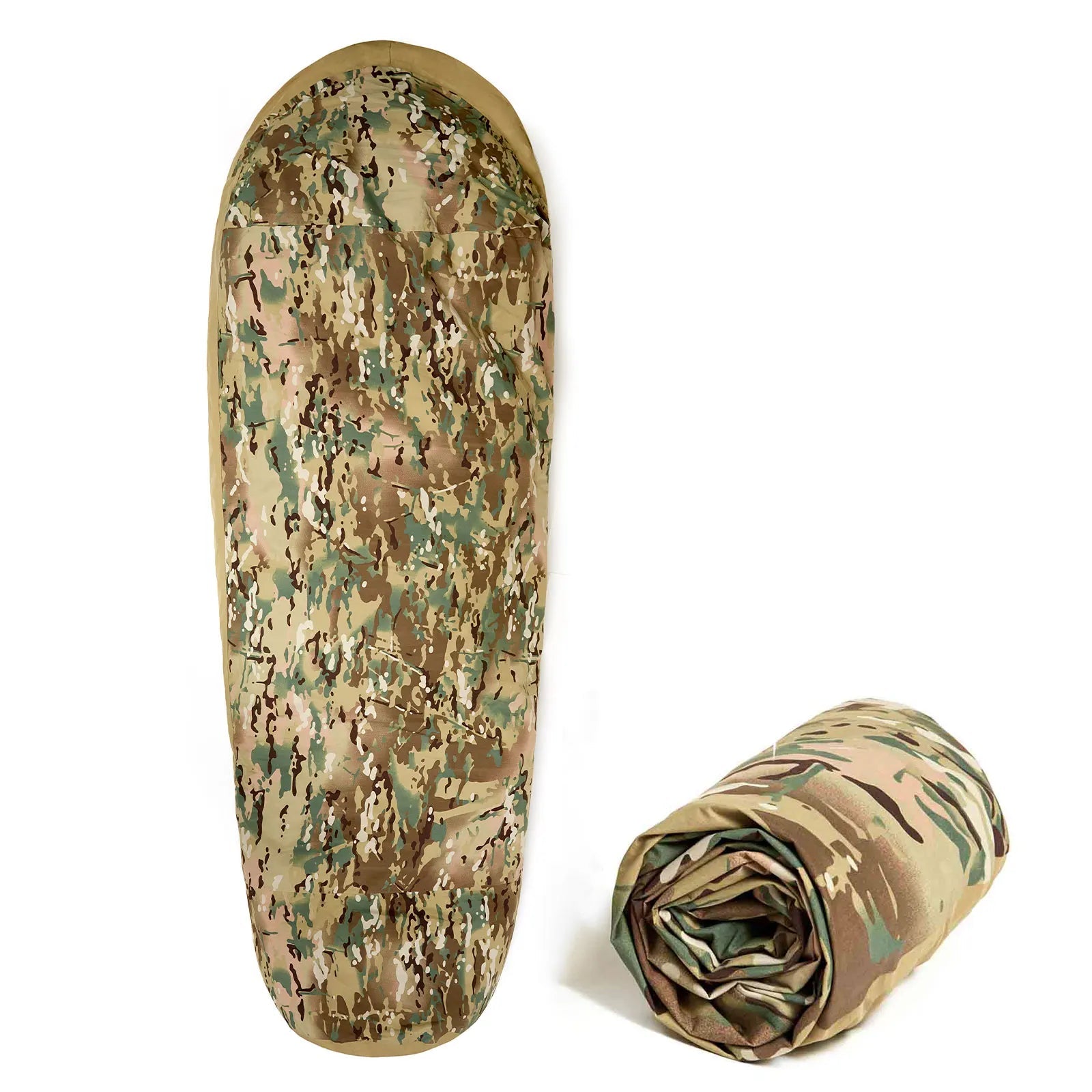 Tactical Bivy Cover Sleeping Bag – Waterproof Military Style Outdoor Sleeping Sack for Camping & Hiking Trekker Essentials