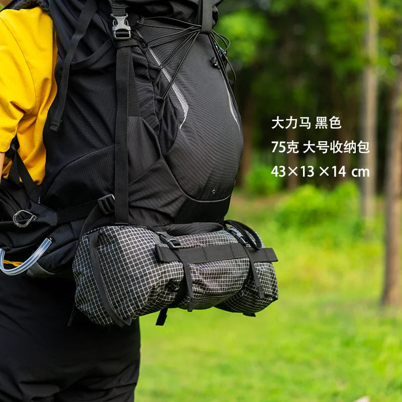 [HODR] Dyneema XPAC Storage Pouch Ultralight Hanging Pack for Backpack Tent Chair or Gear Outdoor Top Bag Hiking  Gear Organizer Trekker Essentials