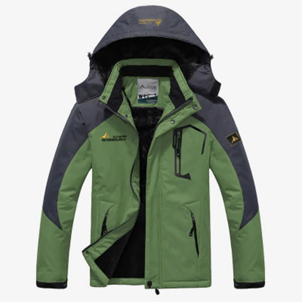 Men’s Winter Parka Jacket – Thick Warm Windproof Military Style Coat for Cold Weather Trekker Essentials
