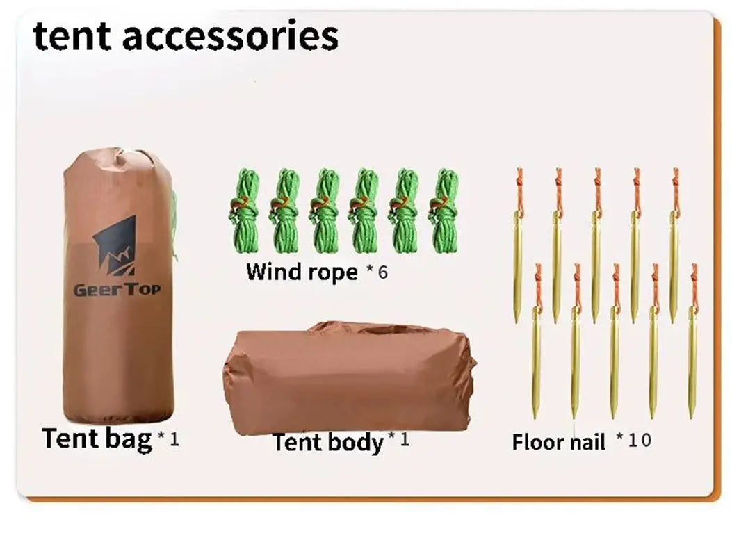1-2 Person Oudoor Ultralight Camping Tent Single Man 3 Season Outdoor Professional Double Layers Waterproof Anti-mosquito Tent Trekker Essentials