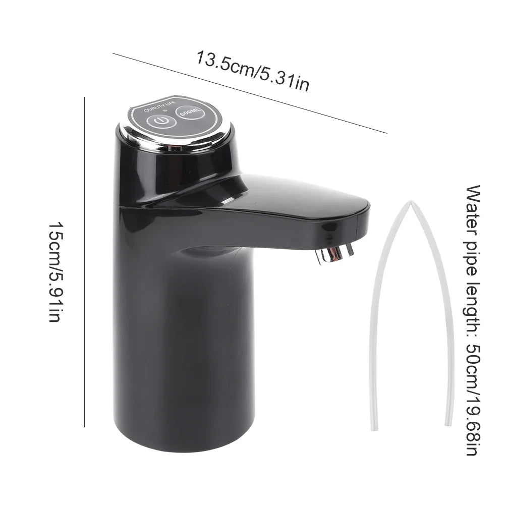 USB Rechargeable Electric Water Pump – Portable One-Touch Water Dispenser for Camping & Home Use Trekker Essentials