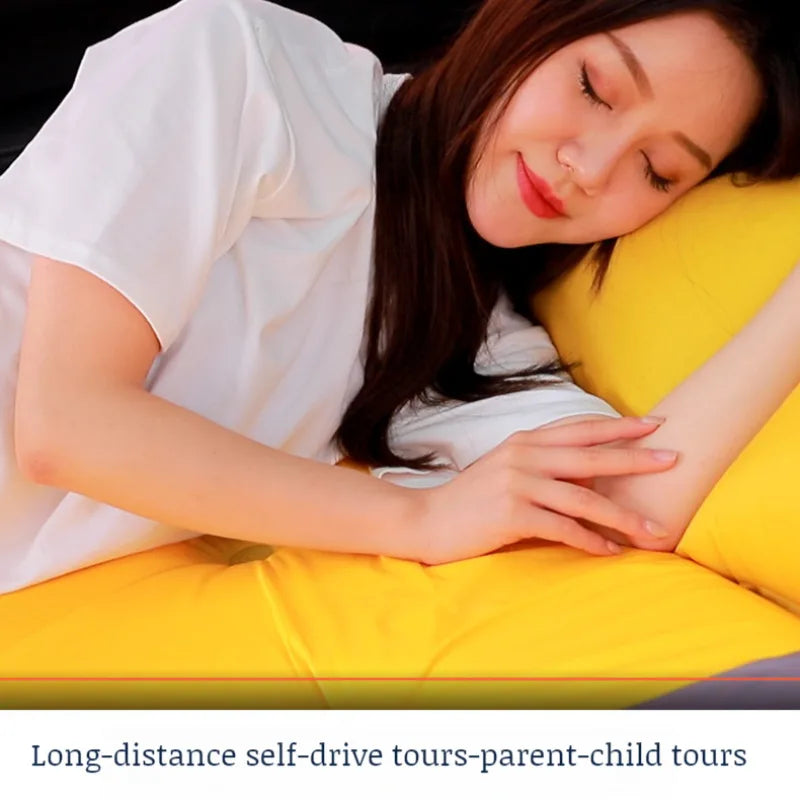 Car Automatic Iatable Bed SUV Car Folding Air Mattress Portable Back Seat Blow-up Sleeping Pad For Vehicle Trunk Travel Camping