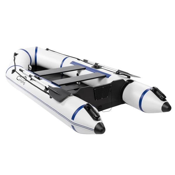 10ft Heavy-Duty Inflatable Boat with Hard Deck, 330kg Capacity for Fishing & Recreation