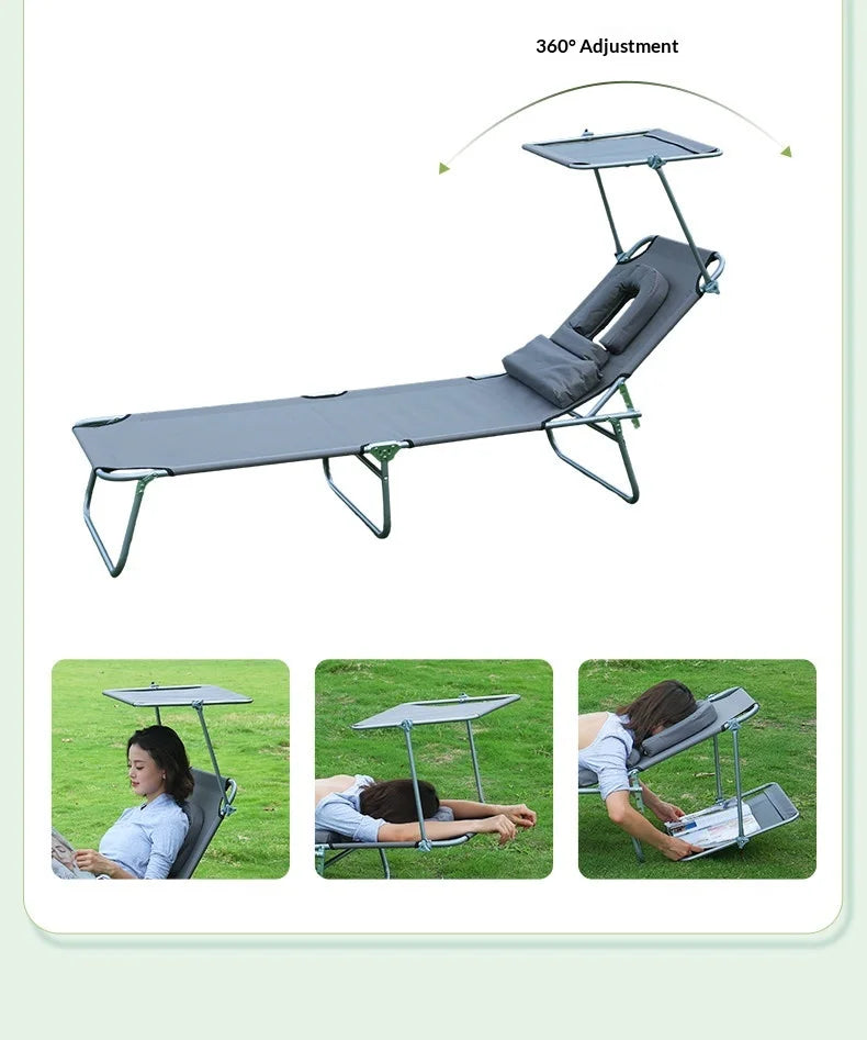 Lightweight Foldable Camping Cot Portable Aluminum Frame Elevated Bed Easy Setup Heavy Duty Single Outdoor Backpacking Camp Bed