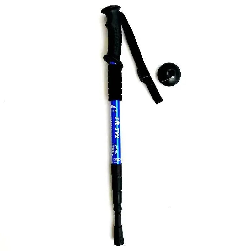 Trekking Poles Shock Absorption Foldable Ultralight Hiking Pole Suitable For Outdoor Camping Mountaineering Backpacking And Trip Trekker Essentials
