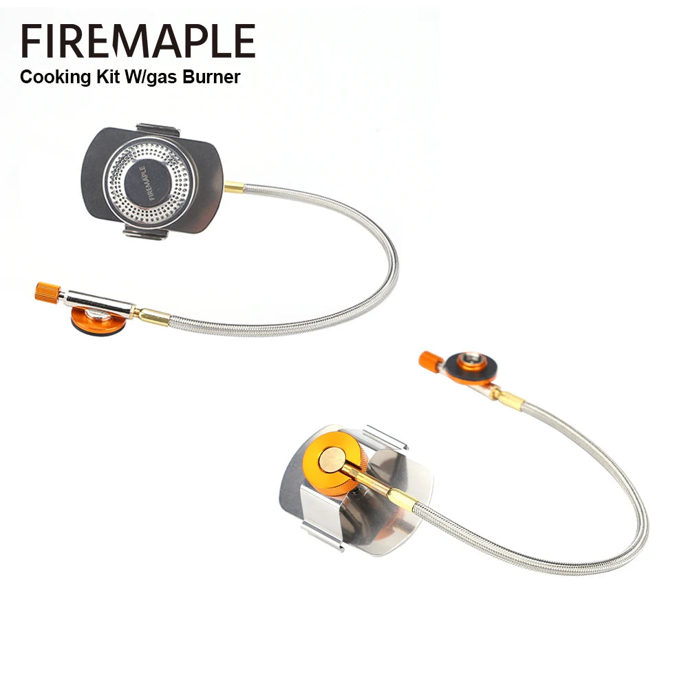 Ultralight Camping Cookware Set with Gas Burner – 5+ Person Aluminum Alloy Pot System for Hiking, Backpacking & Picnics