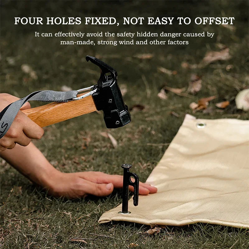 Fireproof BBQ Mat - Heat Resistant 700°C Camping Grill Pad for Outdoor Use