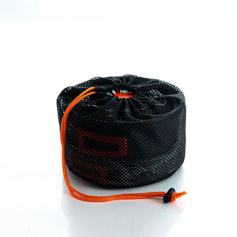 Compact Nonstick Camping Cookware Set with Foldable Handles for Backpacking