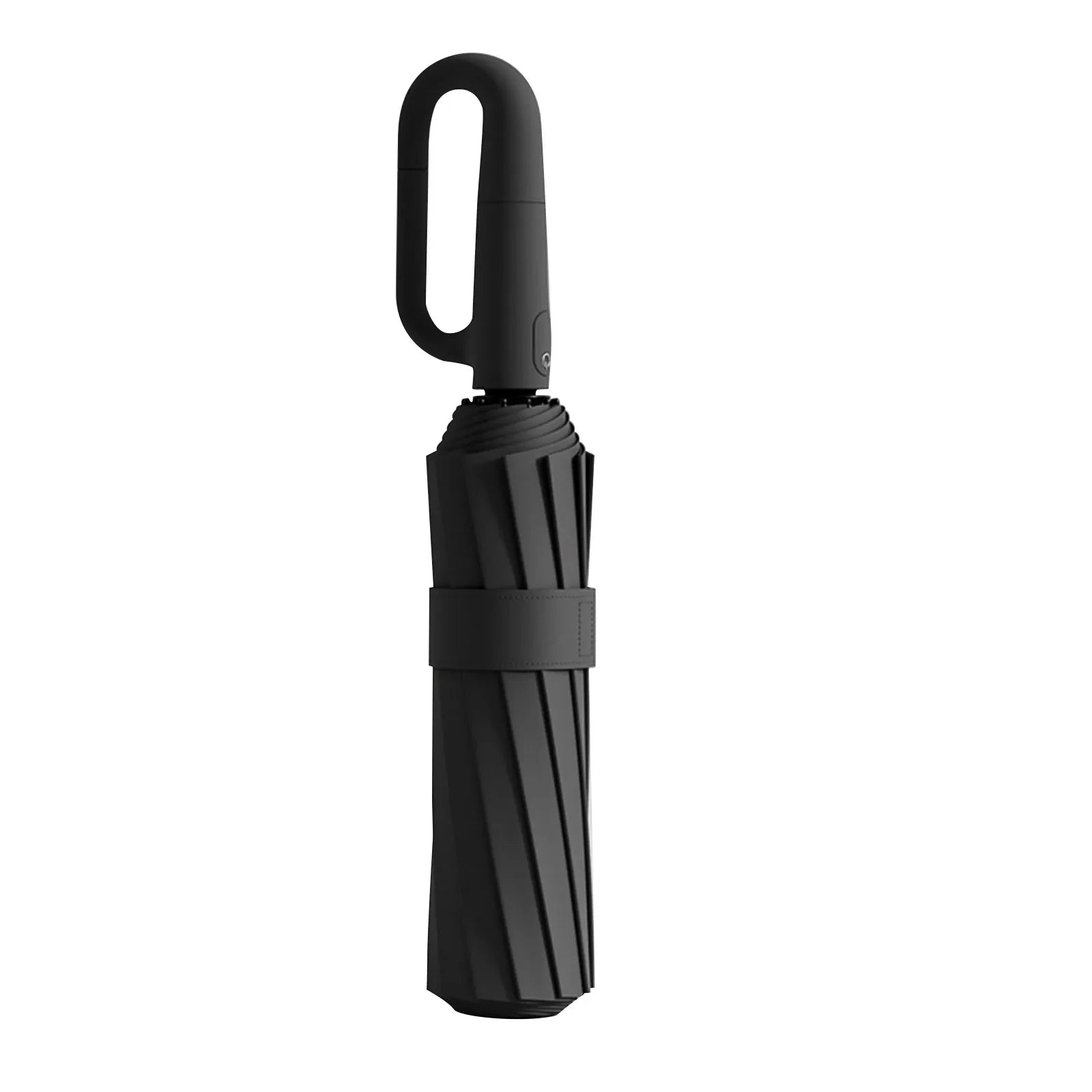 20Bones Windproof Fully Automatic Folding Umbrella with Loop Buckle UPF50+ Protable Compact Sun Rain Umbrellas for Women and Men Trekker Essentials
