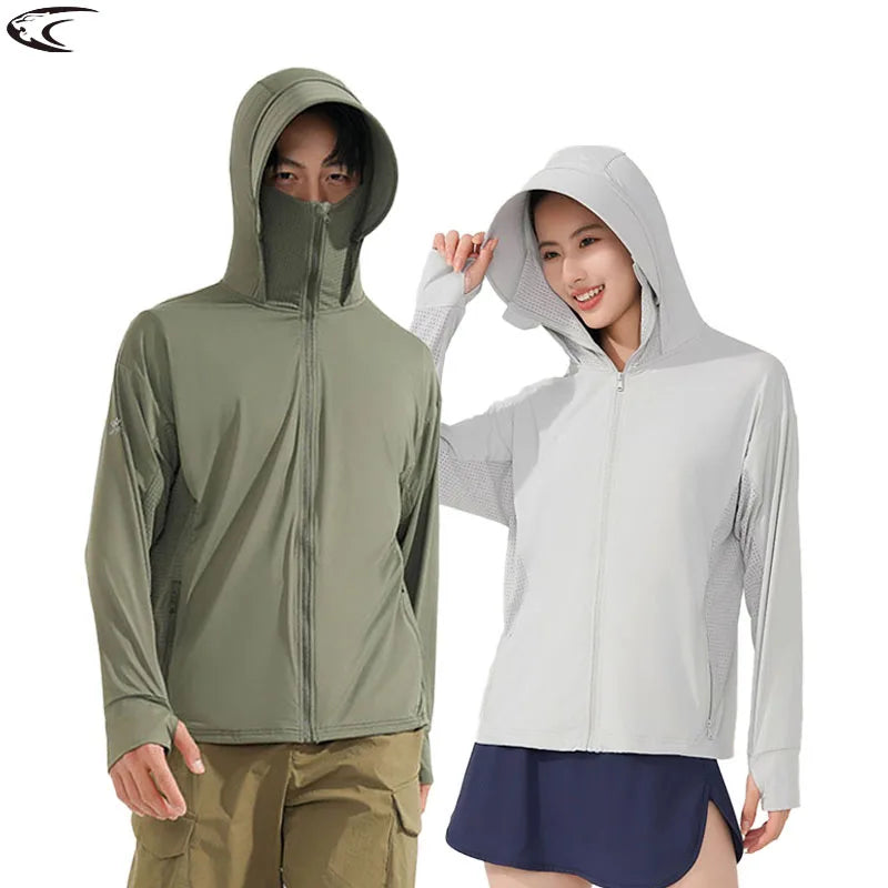 LNGXO Unisex Quick Dry Anti-UV Windbreaker Jacket Summer Sun Protection Outdoor Coat for Men Women Hiking Camping Climbing Trekker Essentials