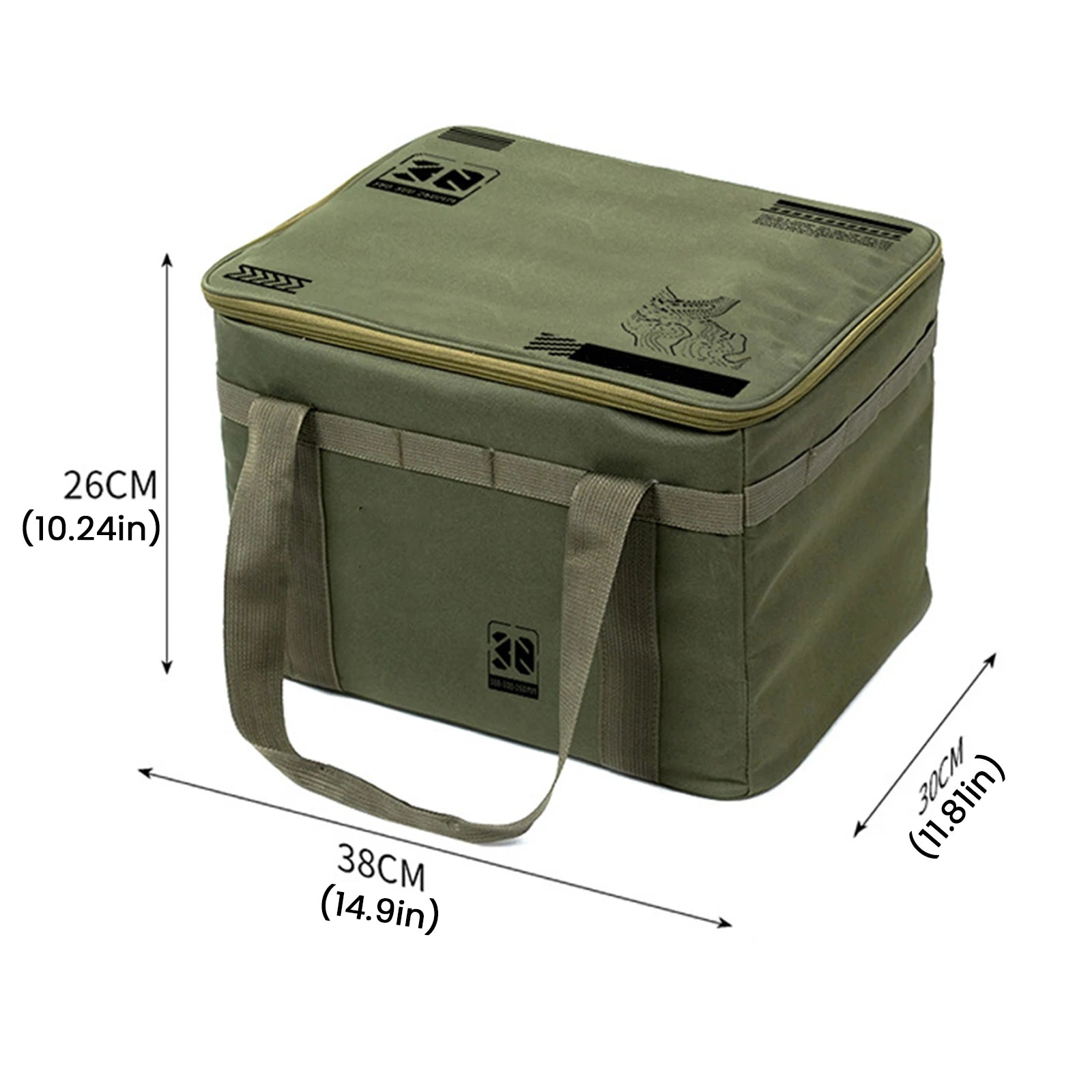 30L 42L Tactical Camping Storage Bag Insulated Folding Box Waterproof Picnic Tableware Field Equipment Outdoor Gear Organizer Trekker Essentials