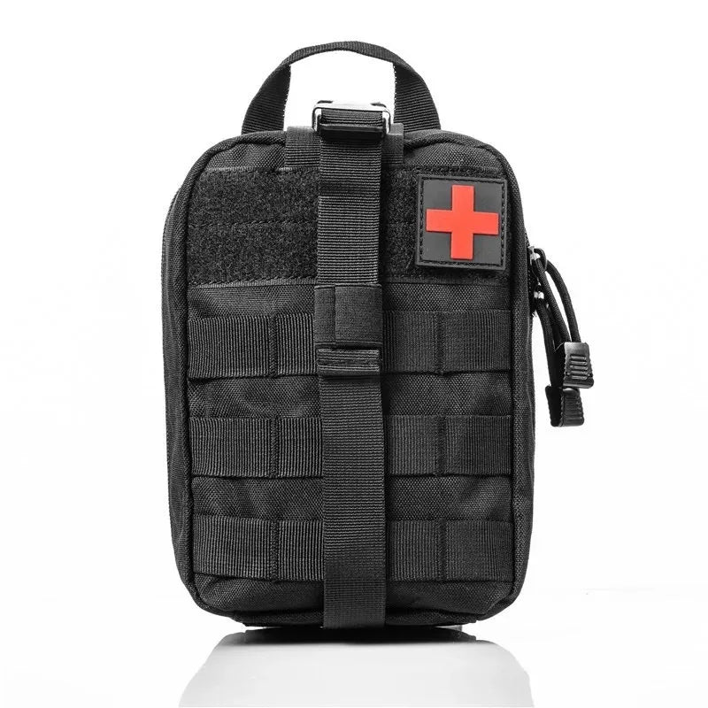 Tactical Molle First Aid Pouch – EDC Emergency Medical Kit Bag for Camping, Hiking & Survival Trekker Essentials