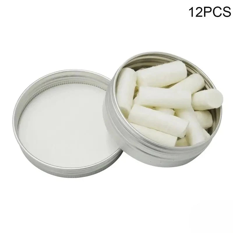 12pcs Outdoor Camping Paraffin Wax Survival Fire Starter Tool Rope Gear Rope Fire Kit Natural Fire Source Camping Tool Trekker Essentials