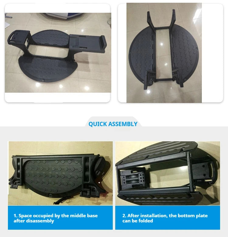 2-Minute Foldable Inflatable Fishing Boat with Electric Motor Port, 250kg Capacity Solo Pontoon Raft