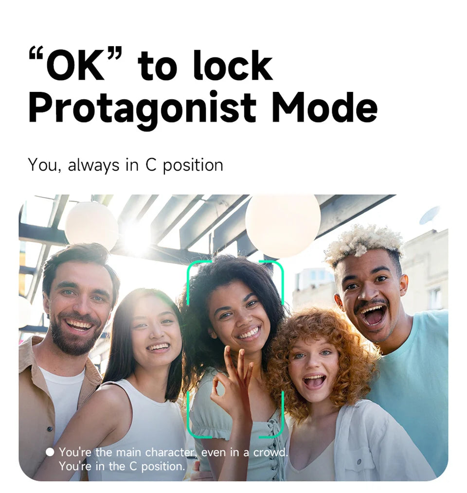 AI Tracking Selfie Stick - 360° Auto-Follow Tripod with Bluetooth Remote