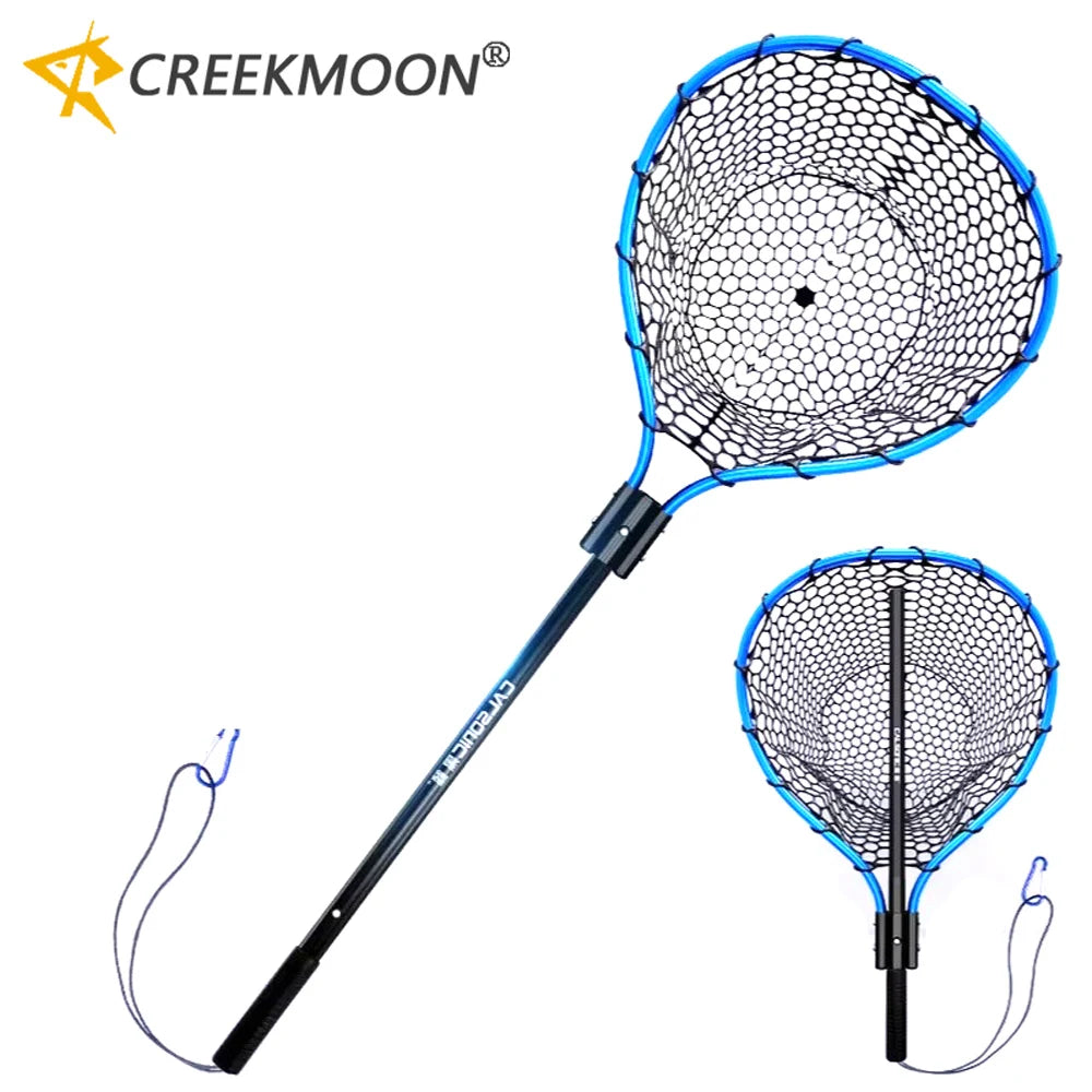 Portable Folding Hand Net for Fishing - Lightweight Dip Net for Lure and Big Fish