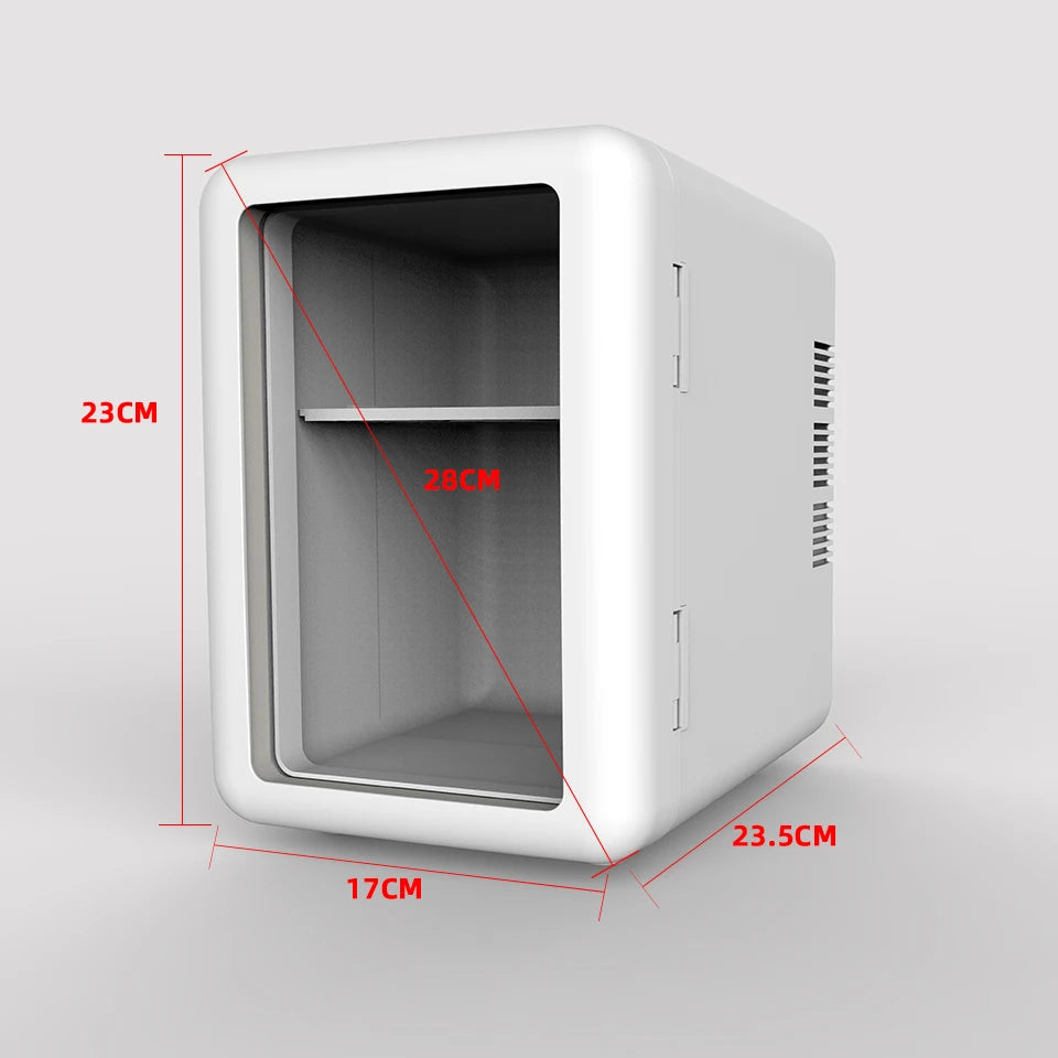 E-ACE 4L Car Refrigerator Mini Fridge Freezer Car & Home Use Portable Compressor Cooler Ice Box for Camping Summer Essential Trekker Essentials