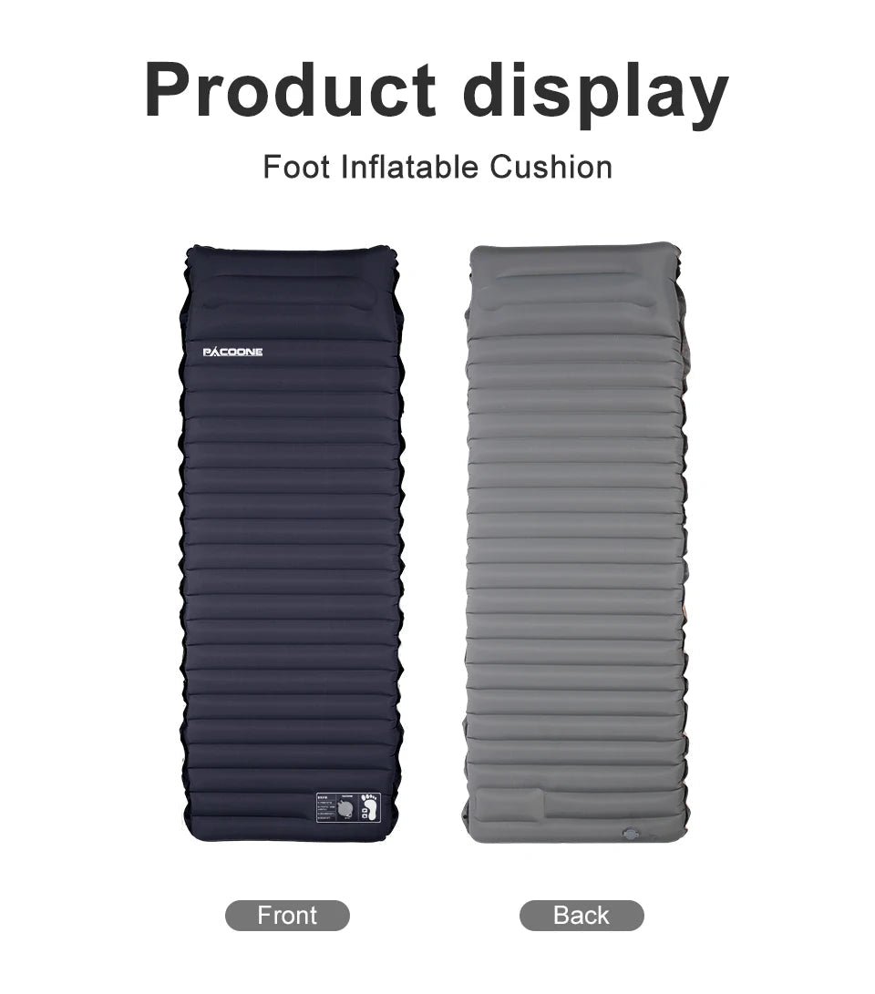 Outdoor Thicken Camping Mattress Ultralight Self-inflating Air Mattress Built-in Inflator Pump For Travel Hiking Fishing Trekker Essentials