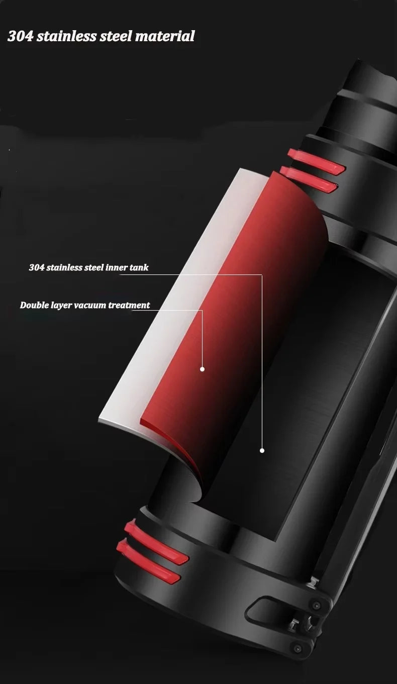 800ml Outdoor Hydration Bottle | Portable Sports Water Kettle with Shoulder Strap for Hiking & Backpacking