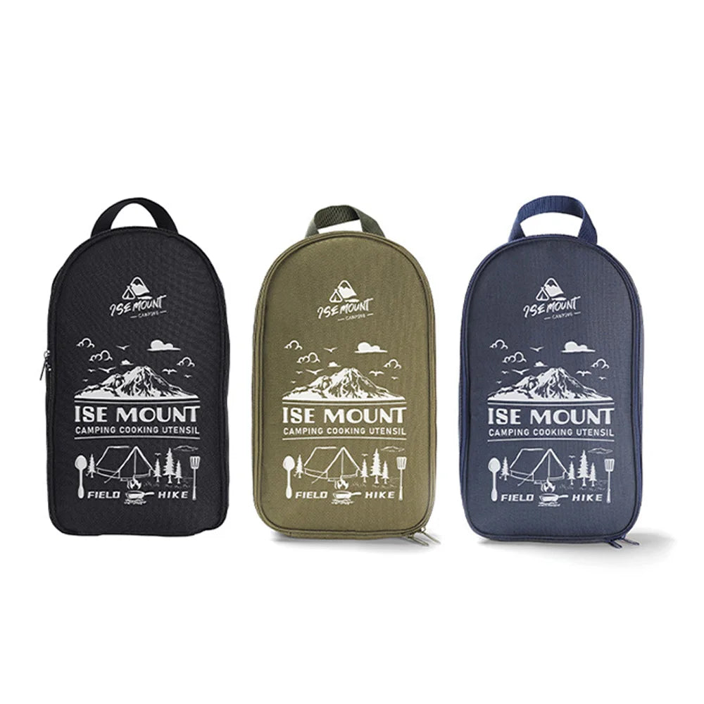 9-Piece Stainless Steel Camping Utensil Set for Outdoor Cooking & Picnics