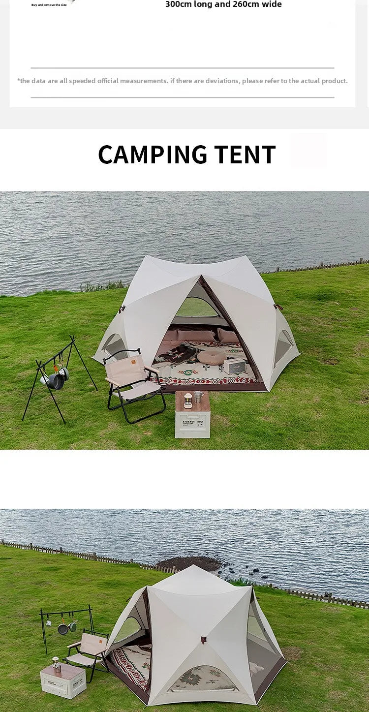 Tienda de playa desplegable de apertura rápida - Refugio portátil para sol y lluvia para uso en exteriores