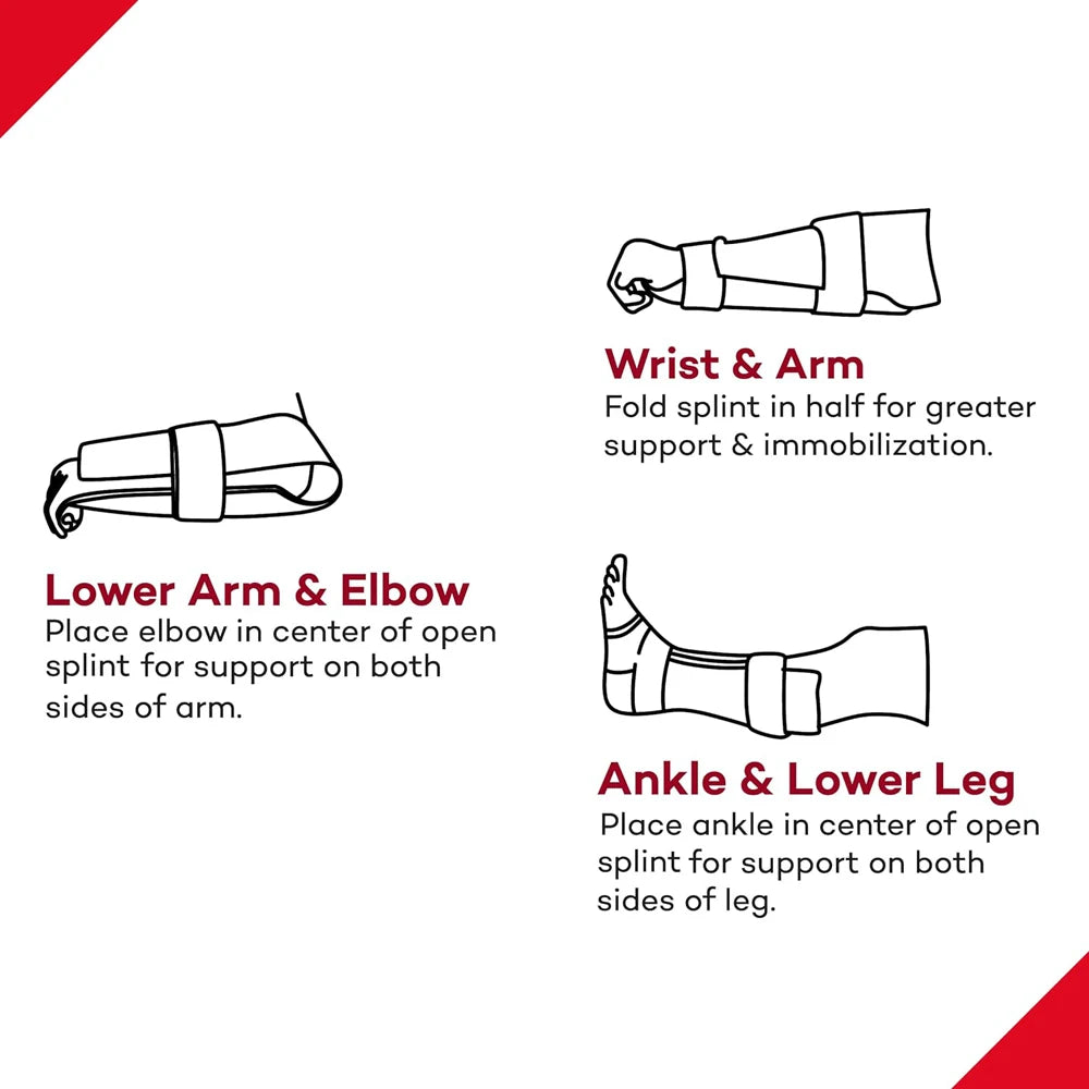 Emergency Aluminum Splint Roll (11×46cm) – Reusable Moldable First Aid Support for Fractures & Injuries Trekker Essentials