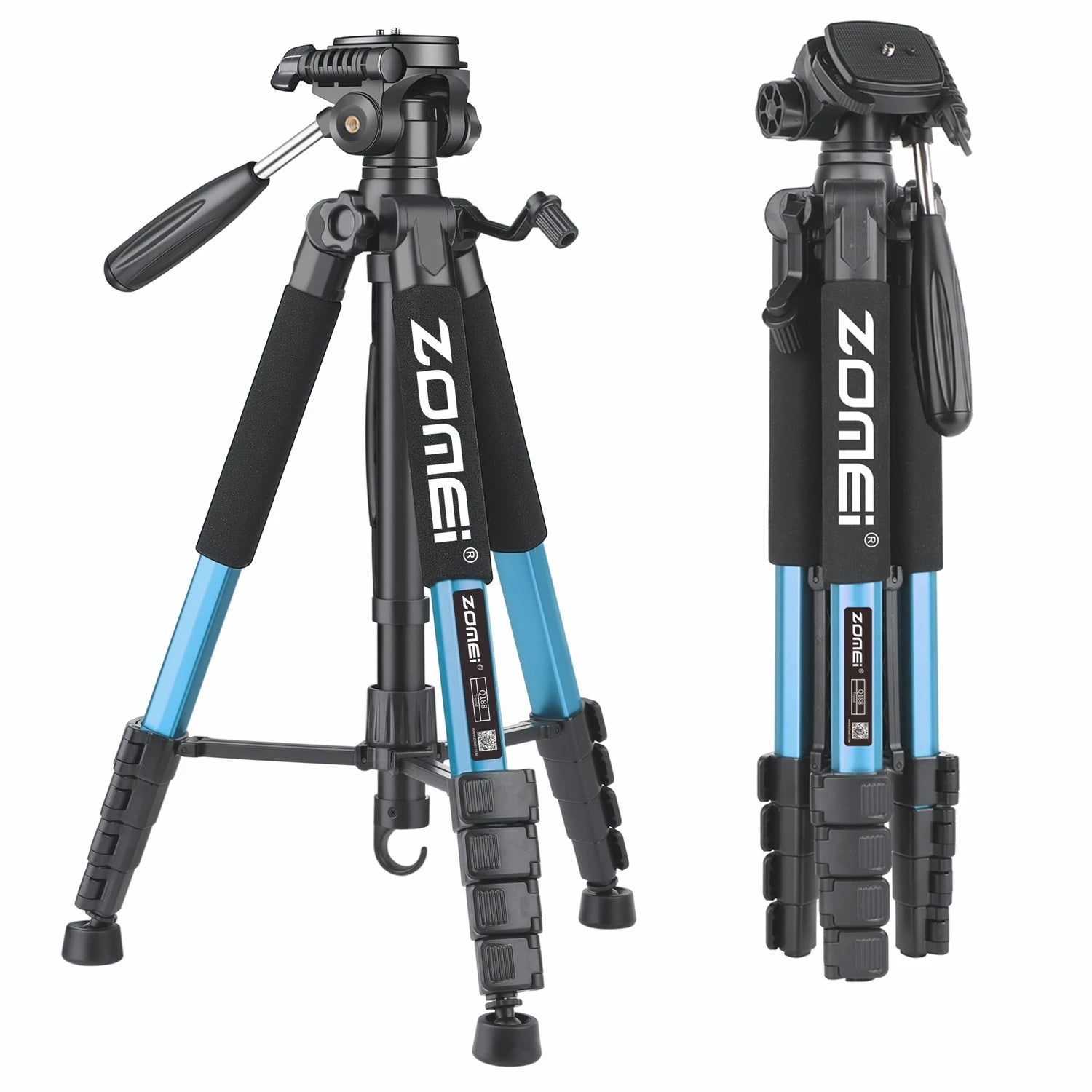 73.6" Professional Camera Tripod - 5kg Load Aluminum Alloy DSLR/Phone Stand