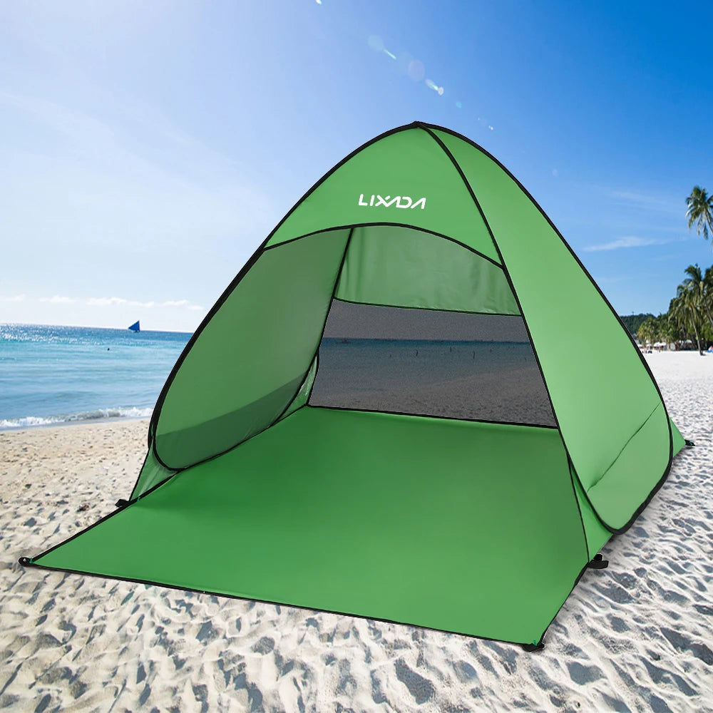 Instant Pop-Up Beach Tent – Lightweight UV Protection Sun Shelter for Camping & Outdoor Travel (1–2 Person) Trekker Essentials